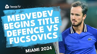 Daniil Medvedev Kicks Off Miami Title Defence vs Fucsovics! | Miami 2024 Highlights