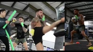 Cody Garbrandt training for fight against T.J. Dillashaw