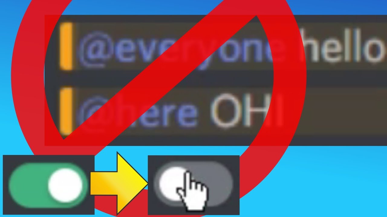 How To Disable Everyone Here Discord Mentions As Server Owner Youtube