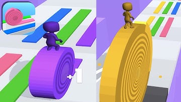 Layers Roll Game All Levels Walkthrough Gameplay Android,iOS Stick Race Update New Level VBN98RE
