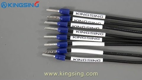 Automatic Terminal Crimping Machine With Shrink Tube Marking and Insertion