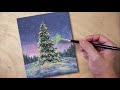 Christmas Tree / How to Paint with Acrylics