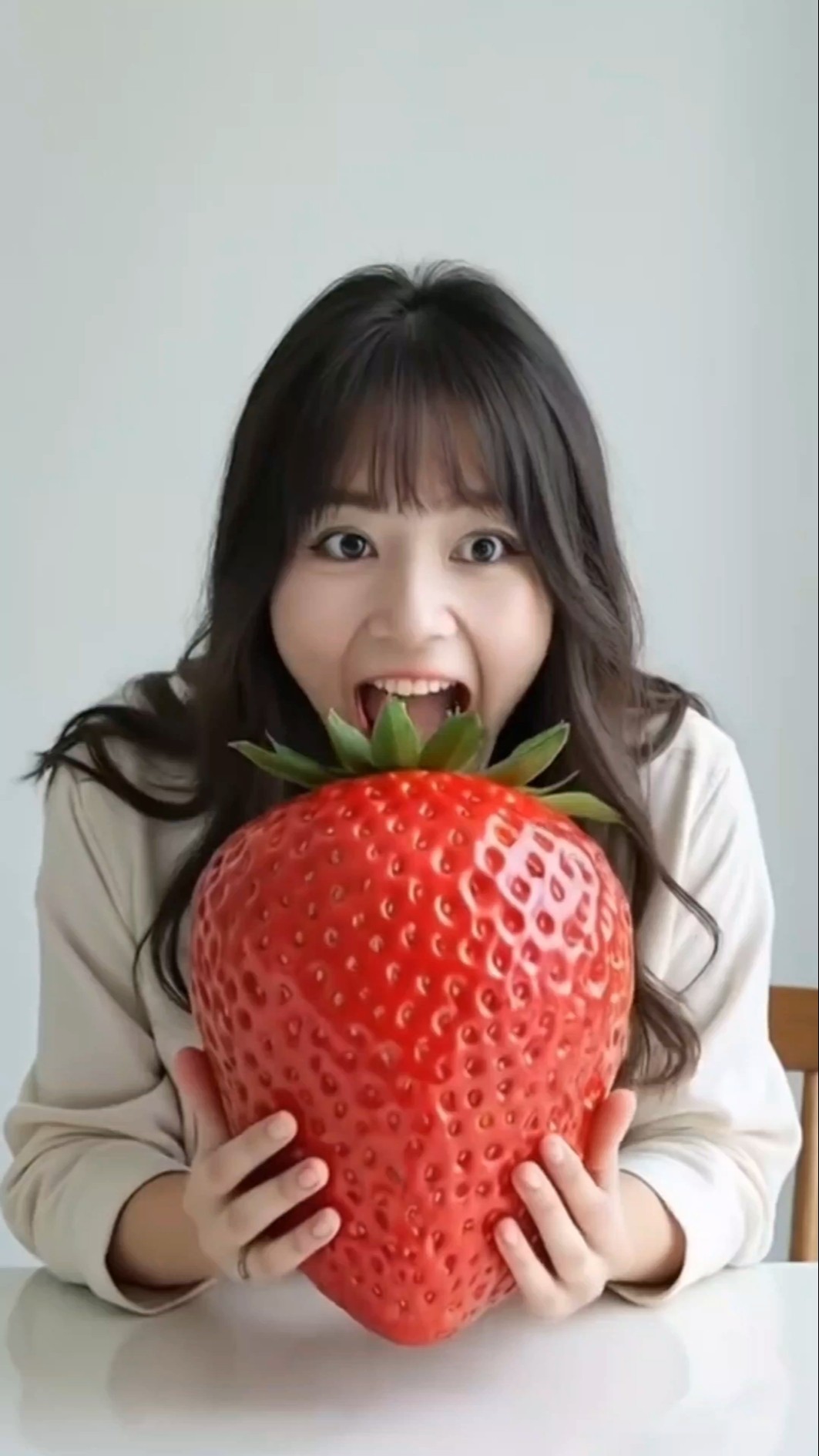 AI ?️ Real?Mukbang #funny #shorts