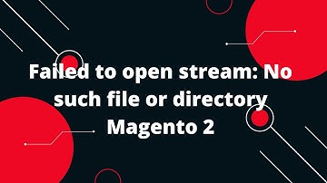 Failed to open stream: No such file or directory Magento 2