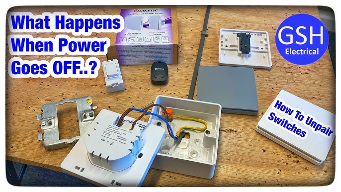 Acegoo Wireless Lights Switch Kit - Self-Powered Battery Free Transmit