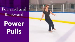 How To Do Power Pulls in Ice Skates!  Figure Skating Tutorial