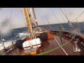 Colin Archer Traditionssegler, von Porto nach Gibraltar. GoPro-Aufnahmen