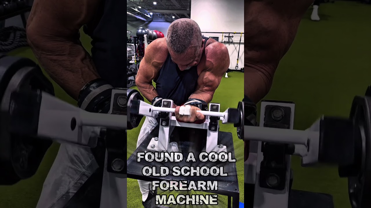OLD SCHOOL FOREARM MACHINE #PUMP #workout #motivation #OLDSCHOOL