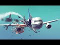 My new Light Attack Airplane vs Anti-Aircraft Cannons #15 | Besiege