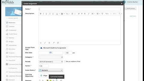 Disabling Comments on Schoology Assignments