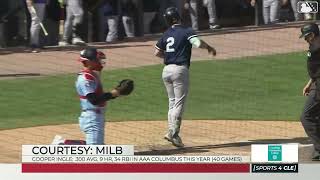 How Guardians Prospect Cooper Ingle is Looking in AAA Columbus - Sports4CLE, 6/9/26