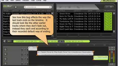 MixMeister Fusion: (BUG) No Transition Playlist