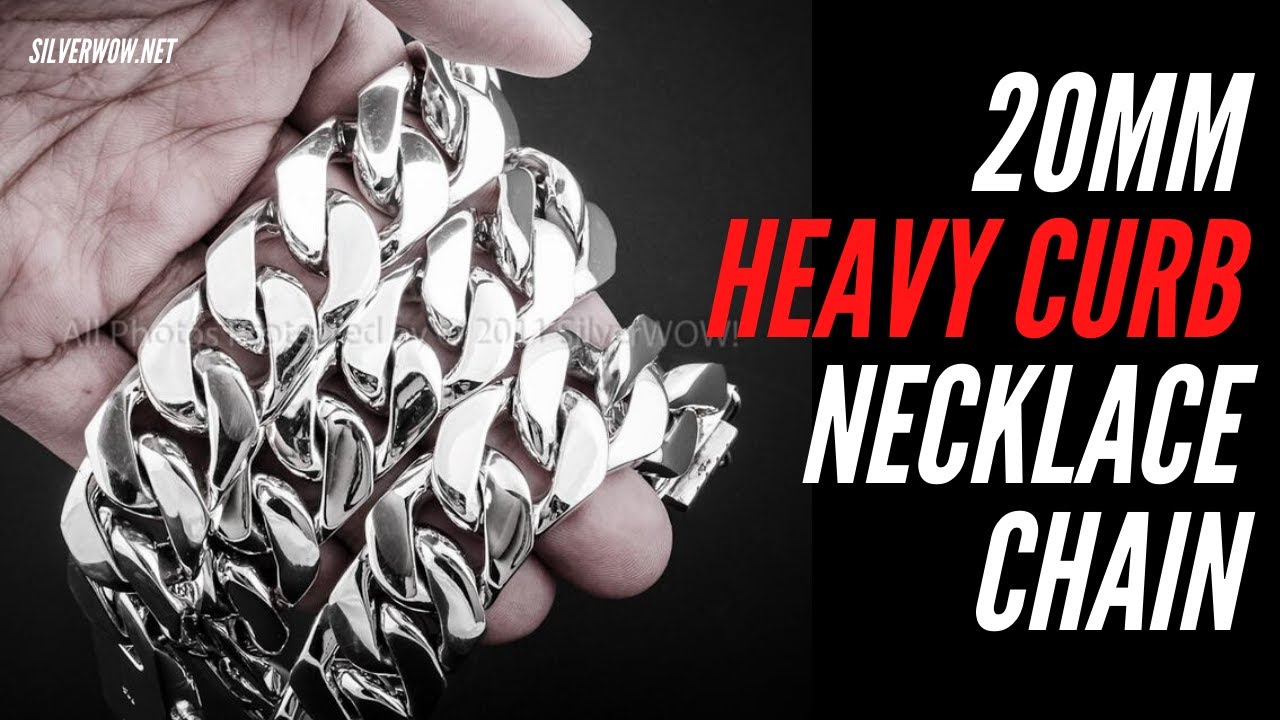 Heavy Mens Silver Necklaces | Chunky 