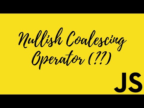 Nullish coalescing operator (??) | JavaScript | हिंदी