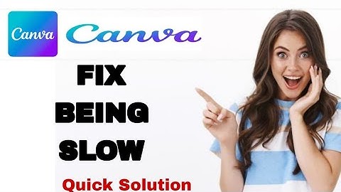 How To Fix And Solve Being Slow On Canva App | Easy Fix