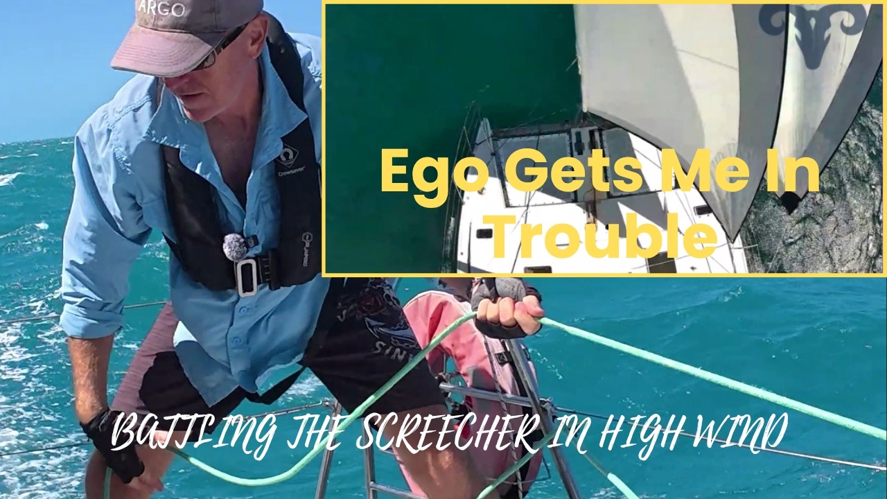 ⁣Battling the Screecher in High Wind — A Raw Look at Solo Sailing (Ep.88)
