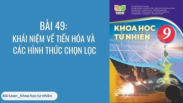 Khoa học tự nhiên 9 - Bài 49: KHÁI NIỆM TIẾN HÓA VÀ CÁC HÌNH THỨC CHỌN LỌC (Kết nối tri thức)