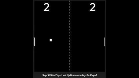 Simple Html Canvas Pong impl