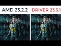 AMD Driver WHQL 23.3.1 Vs 23.2.2 RX 5500XT Ryzen 5 3600 10 GAMES