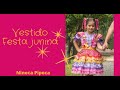 Vestido Festa Junina Luxo Babado