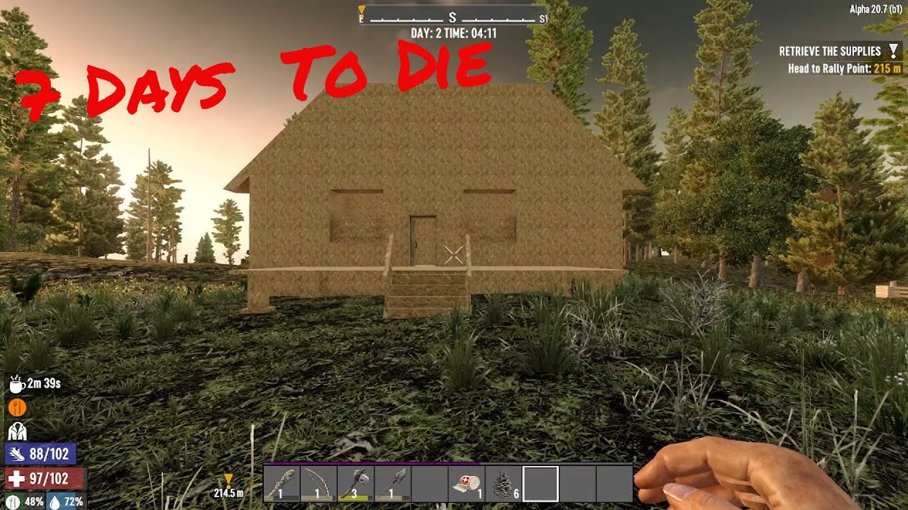 our-first-house-7-days-to-die-gameplay-ep-1-youtube