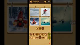 4 PICS PUZZLE GUESS ONE WORD LEVEL 43 ANSWER PACKAGE 3 screenshot 2