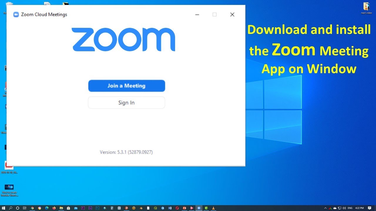 how do i download zoom on my laptop