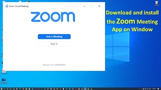 zoom app for windows 10 laptop free download