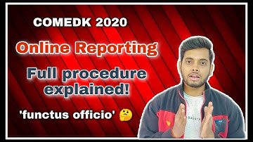 COMEDK online reporting| Full procedure explained| New update| All doubts cleared| latest Update🔥🔥