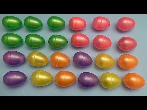 Learn Patterns With Surprise Eggs Opening Surprise Eggs Filled With Toys Lesson 17 