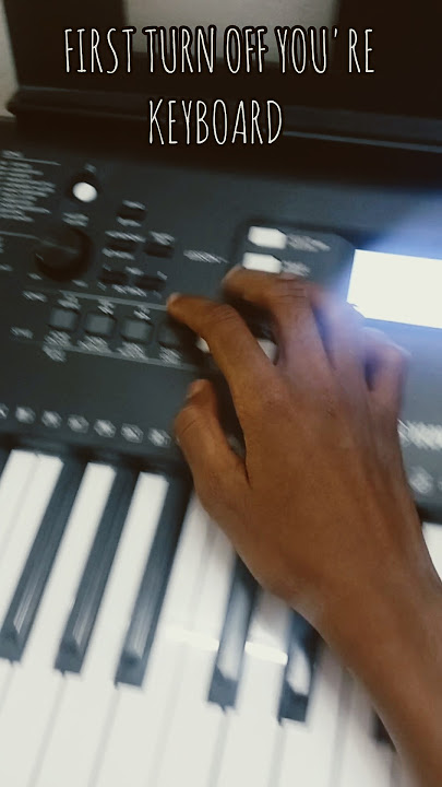 How to reset a Yamaha keyboard?👍 | #tutorial #yamahakeyboard #sanjubaba  #truedialogue