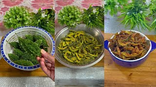 हफ़्तों तक चलने वाले कुरकुरे करेले Crispy Kurkure Karele That Stay Fresh for Weeks क्रिस्पी करेले