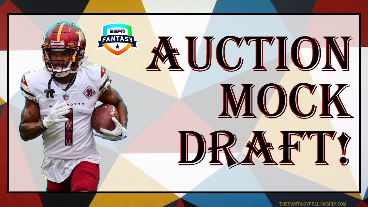 🏈🏆 ESPN AUCTION Mock Draft! YouTube