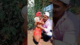 पापा कुठे चला दृष्टी सोबत शोधू😍 Papa Finger #fingerfamily #ytshorts #toddlers #viral #drushtichannel