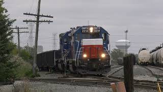 Toledo Industrial Railroad TIR at Ironville Tower interchange train with Norfolk Southern GMTX 2214
