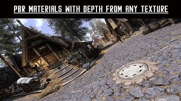 PBR Materials With DEPTH From ANY Texture | Unreal Engine tutorial
