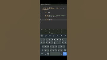 C PROGRAMMING || Converting a decimal number to binary #c language #coding #programming   #shorts