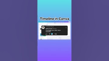 Timeline in Canva in 1 min #canva #tutorial #presentation