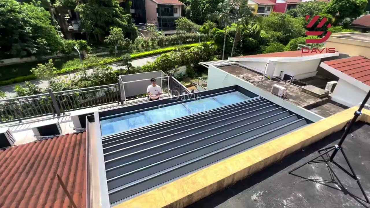 Low maintenance aluminum roof shutter-insulation,100% waterproof