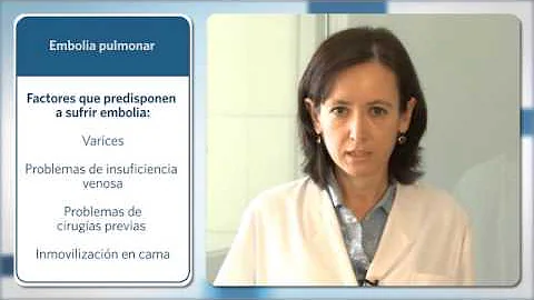 ¿Es constante el dolor de la embolia pulmonar?