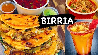 The BEST BIRRIA Restaurants in Atlanta | BIRRIA QUESA TACOS, QUESDAILIA, NOODLES AND MORE !