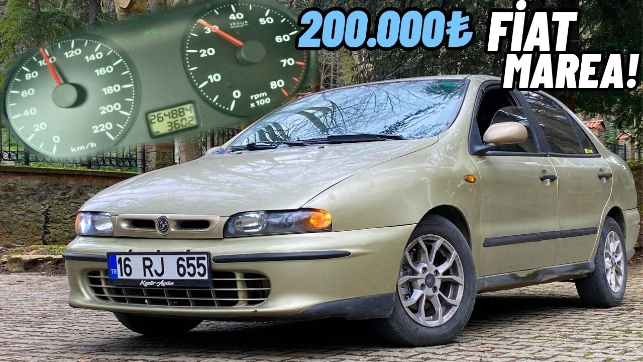 TOFAŞ ŞART DEĞİL ! 200.000 TL'YE D SINIFI FİAT MAREA 1.6 | İLK ARABA OLUR MU ? İNCELEDİK