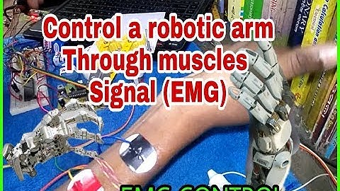 DIY | Control a robotic arm through muscles signal or EMG device #RC Invention #diy #howtomake