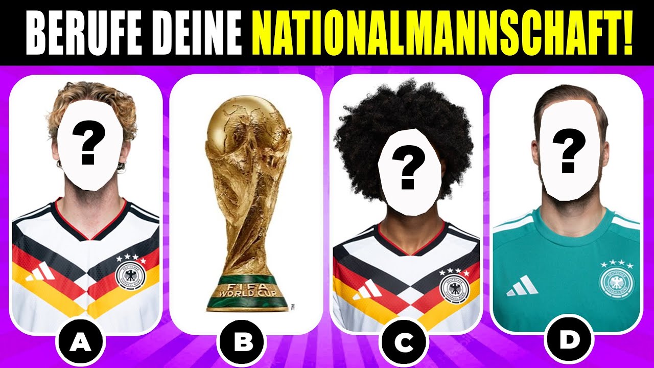Stell deine Deutschland-Elf für die WM 2026 zusammen! Fussball quiz