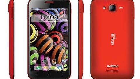 Intex Aqua Curve - 1.3 GHz quad-core MediaTek MT6582 processor and runs on Android 4.2 (Jelly Bean)
