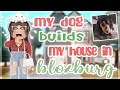 my DOG BUILDS my HOUSE in BLOXBURG | ROBLOX