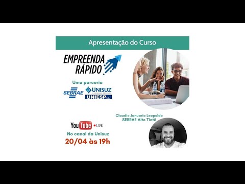 APRESENTAÇÃO DO CURSO: EMPREENDA RÁPIDO - SEBRAE