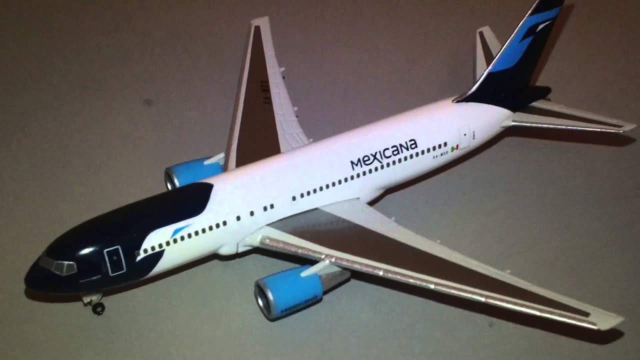 HERPA WINGS 1 _ 500 Mexicana Boeing 767 _ 200 XA-mxo 515825 HERPA WINGS 1 _ 500 Mexicana Boeing 767 _ 200 XA-mxo 515825