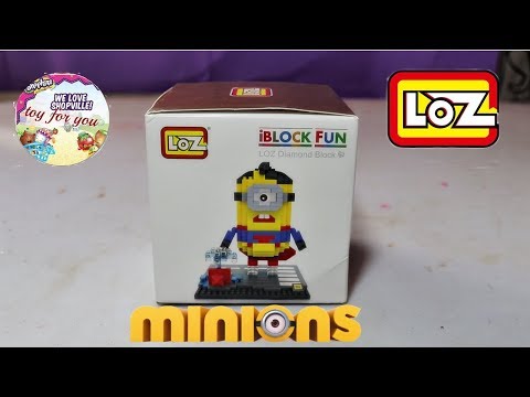 פתיחה של לגו לוז מיניון סופרמן / LOZ LEGO