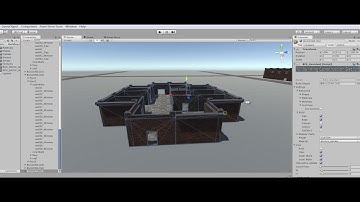 Building Construction Set (Brick Walls) City Demo Unity3D Asset